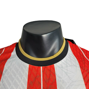 Camisa Sheffield United I Sheffield United - Jogador Errea Masculina - Branca com detalhes em vermelho e preto