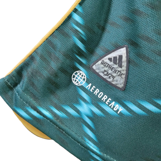 Camisa Portland Timbers FC I 23/24 - Jogador Adidas Masculina - Verde com detalhes em dourado e branco