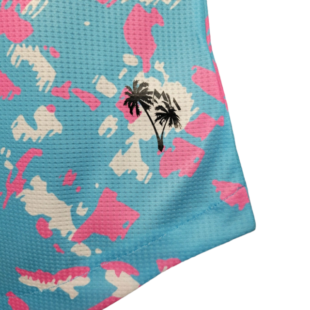 Camisa Inter Miami Treino 23/24 - Jogador Adidas Masculina - Azul com detalhes branco e rosa