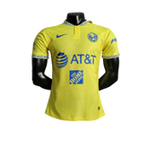 Camisa América do México I 22/23 - Jogador Nike Masculina -Amarela com detalhes em azul