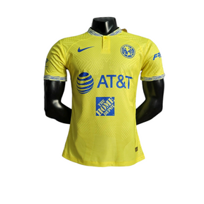 Camisa América do México I 22/23 - Jogador Nike Masculina -Amarela com detalhes em azul