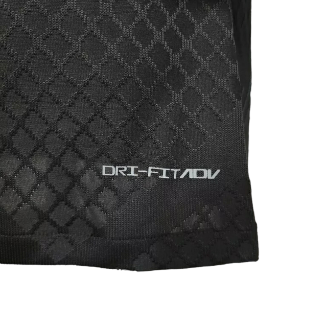 Camisa Paris Saint-Germain Edição Especial 23/24 - Jogador Jordan Masculina - Preta com cinza e branco
