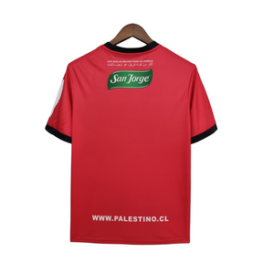 Camisa Desportivo Palestino Edição Especial 22/23 - Torcedor Capelli Masculina - Vermelha com detalhes em verde e preto