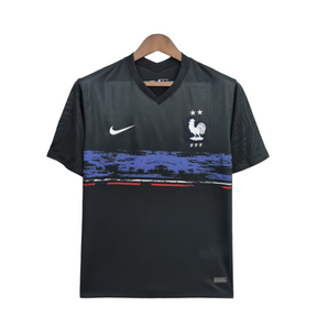 Camisa Seleção da França 22/23 - Torcedor Nike Masculina - Preta com detalhes em azul e branco