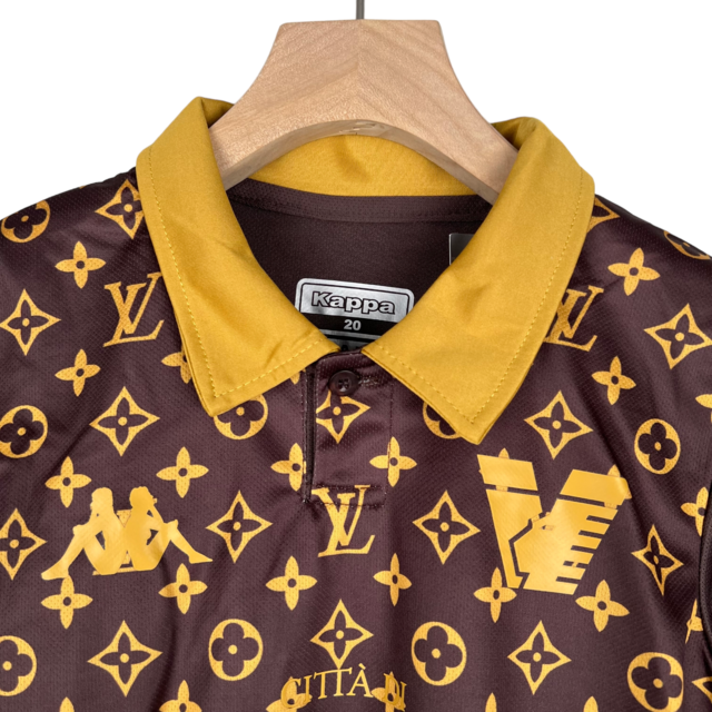 Kit Infantil Venezia Edição Especial 23/24 - Kappa - Marrom com detalhes em dourado