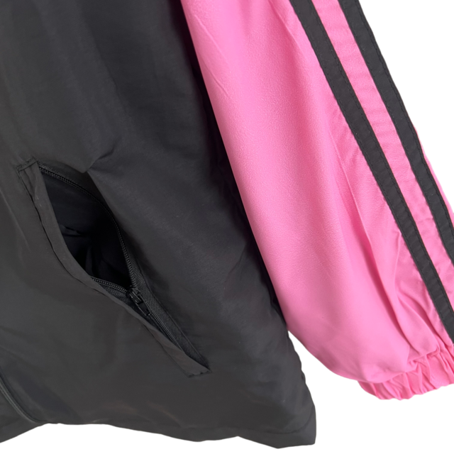Jaqueta Corta-Vento Inter Miami 23/24 Masculina Adidas - Rosa e preta