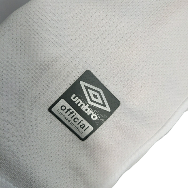 Camisa Avaí II 23/24 - Torcedor Umbro Masculina - Branca com detalhes em azul