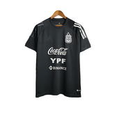 Camisa Seleção Argentina Treino 22/23 - Torcedor Adidas Masculina - Preta com detalhes em branco