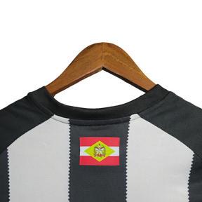 Camisa Figueirense I 23/24 - Torcedor Volt Masculina - Preta com detalhes em branco