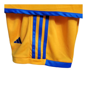 Kit Infantil Tigres I 23/24 - Adidas - Amarelo com detalhes em azul