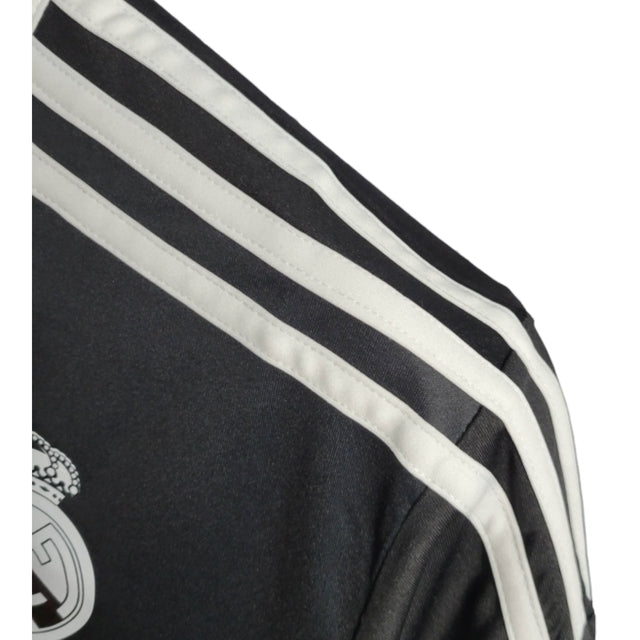 Camisa Retrô Real Madrid 2014 - Masculina Adidas - Preta com detalhes em branco