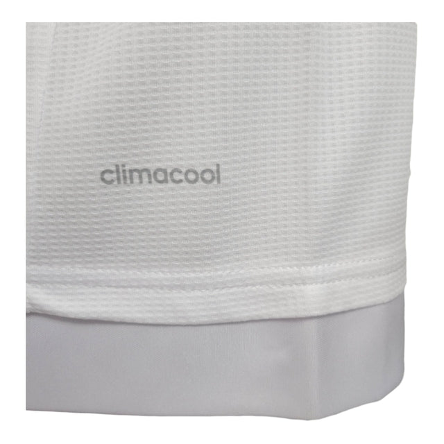 Camisa Retrô Real Madrid I 15/16 - Masculina Adidas - Branca com detalhes em cinza