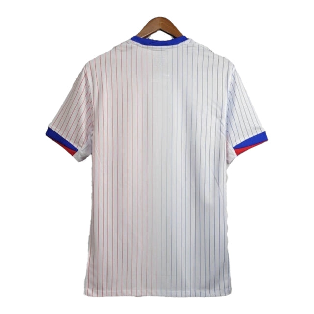 Camisa Seleção da França II 24/25 - Torcedor Nike Masculina - Branca com detalhes em azul e vermelho