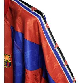 Camisa Retrô Barcelona I 96/97 - Masculina Kappa - Azul e vermelha
