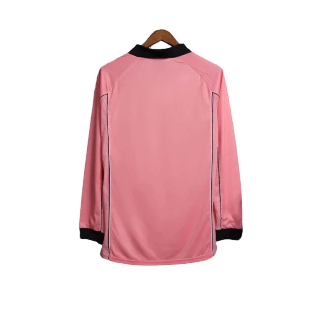 Camisa Retrô Juventus II 1997/1998 manga longa - Kappa Masculina - Rosa
