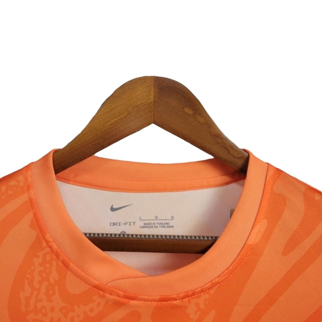 Camisa Seleção da Inglaterra Goleiro 24/25 - Torcedor Nike Masculina - Laranja