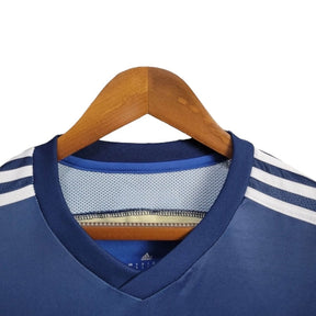 Camisa Retrô Seleção da Argentina I 2014 - Adidas Masculina - Azul com detalhes em bege e branco