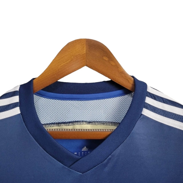 Camisa Retrô Seleção da Argentina I 2014 - Adidas Masculina - Azul com detalhes em bege e branco