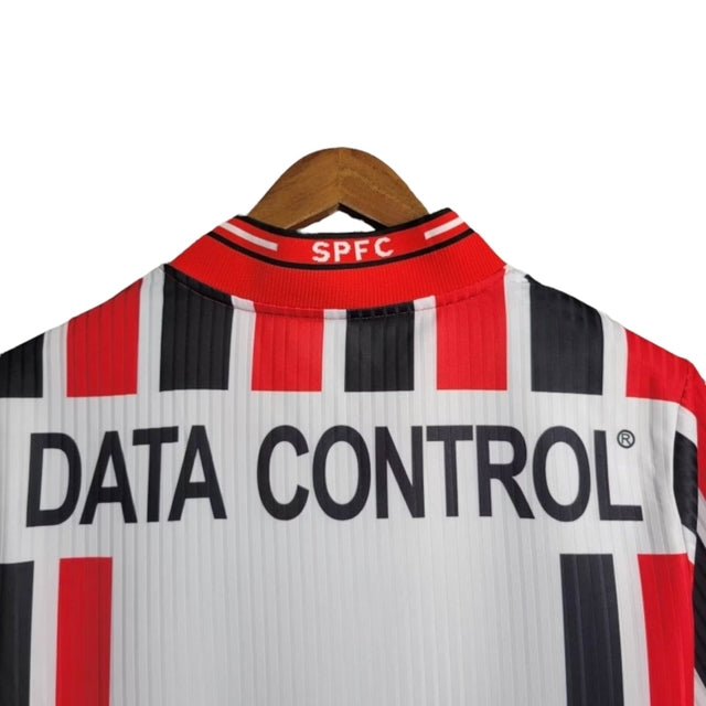Camisa Retrô São Paulo II 1997 - Adidas Masculina - Vermelha e preta