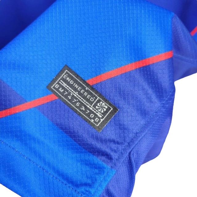 Camisa Seleção da Croácia II 24/25 - Torcedor Nike Masculina - Azul com detalhes em vermelho