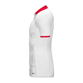 Camisa Seleção da Tunísia II 24/25 - Torcedor Kappa Masculina - Branca com detalhes em vermelho