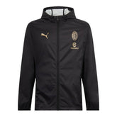 Jaqueta Corta-Vento AC Milan Treino 24/25 - Masculina Puma - Preta