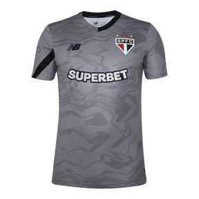Camisa São Paulo Goleiro II 24/25 - Torcedor New Balance Masculina - Cinza