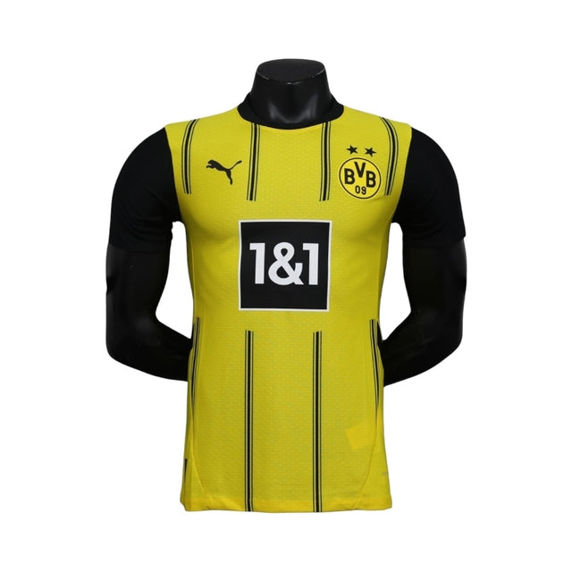 Camisa Borussia Dortmund I 24/25 - Jogador Puma Masculina - Amarela e preta