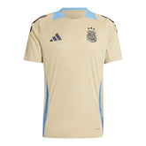 Camisa Seleção Argentina Treino II 24/25 - Torcedor Adidas Masculina - Bege com detalhes em azul