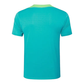 Camisa Seleção Brasileira Treino 24/25 - Torcedor Nike Masculina - Azul com detalhes em verde