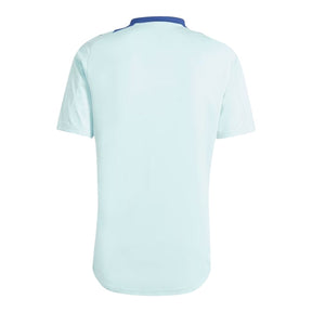 Camisa Seleção da Espanha Treino 24/25 - Torcedor Adidas Masculina - Azul com detalhes em vermelho