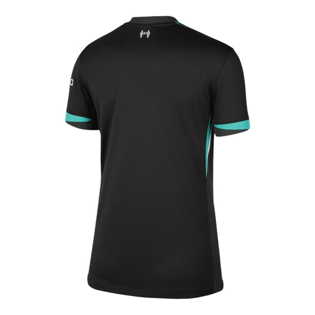 Camisa Liverpool II 24/25 - Torcedor Nike Feminina - Preta com detalhes em verde