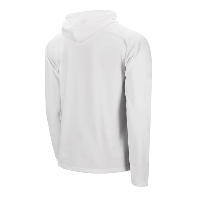 Jaqueta Corta-Vento Lazio Pré -jogo 24/25 - Masculina Mizuno - Branca com detalhes em amarelo e azul