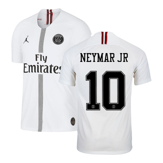 Camisa Retrô Paris Saint-Germain Champions League 2018/19 - Masculina Jordan - Branca