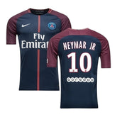 Camisa Retrô Paris Saint-Germain I 2017/18 - Masculina Nike - Azul com detalhes em roxo