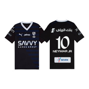 Camisa Al-Hilal III 23/24 - Torcedor Puma Masculina - Azul com detalhes em preto e branco