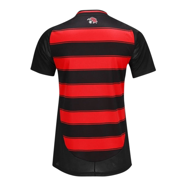 Camisa Flamengo I 25/26 - Adidas Feminina - Preta e vermelha