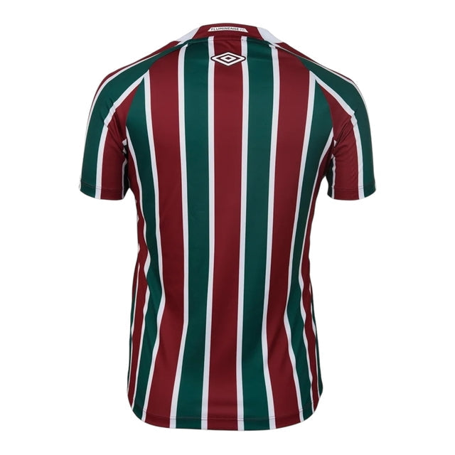 Camisa Fluminense I 25/26 - Torcedor Umbro Feminina - Vermelha e verde com detalhes em branco