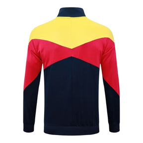 Jaqueta Corta-Vento Barcelona 25/26 - Masculina Nike - Azul com detalhes em vermelho e amarelo