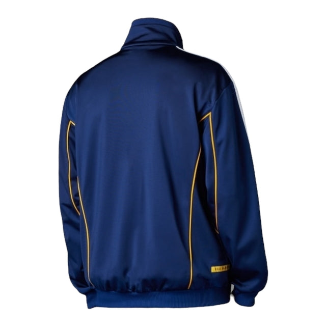 Jaqueta Corta-Vento Real Madrid 1999/00 - Masculina Adidas - Azul com detalhes em amarelo