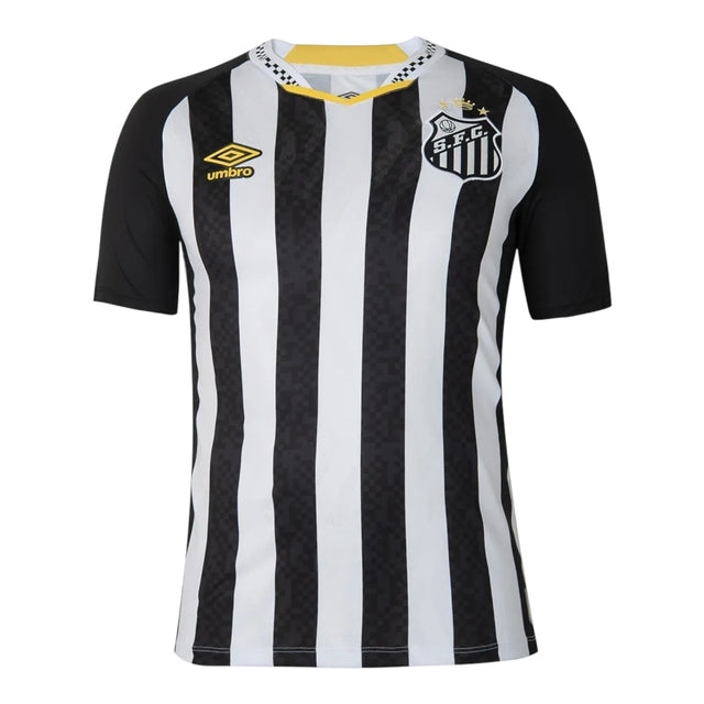 Camisa Santos II 25/26 - Torcedor Umbro Masculina - Branca e preta