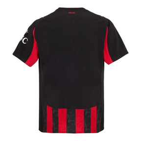 Camisa AC Milan I 25/26 - Torcedor Puma Masculina - Preta e vermelha com detalhes em cinza