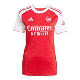 Camisa Arsenal I 25/26 - Torcedor Adidas Feminina - Vermelha e branca