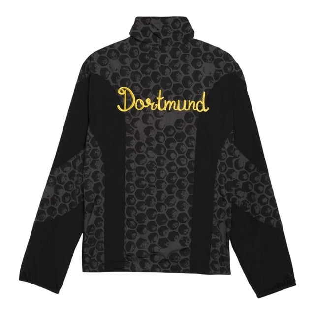 Jaqueta Corta-Vento Borussia Dortmund Edição especial Mundial de Clubes 25/26 - Masculina Puma - Preta com detalhes em cinza