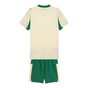 Kit Infantil Palmeiras Edição especial Mundial de Clubes Goleiro 25/26 - Puma - Bege e verde