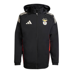 Jaqueta Corta-Vento Benfica Treino 25/26 - Masculina Adidas - Preta