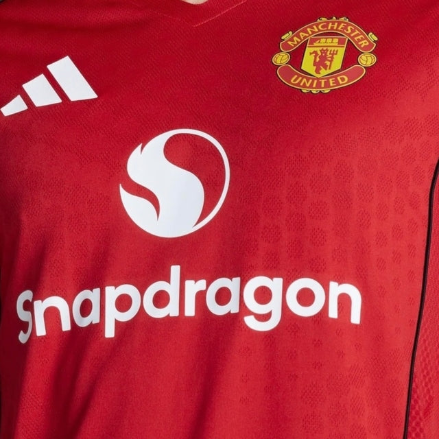 Camisa Manchester United I 25/26 - Torcedor Adidas Feminina - Vermelha