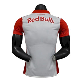 Camisa Red Bull Salzburg I 25/26 - Jogador Puma Masculina - Branca e vermelha