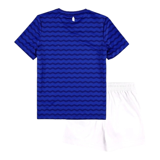 Kit Infantil Everton I 25/26 - Castore - Azul e branco