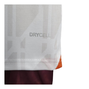 Kit Infantil Manchester City II 23/24 - Puma - Branco com detalhes em vinho e laranja